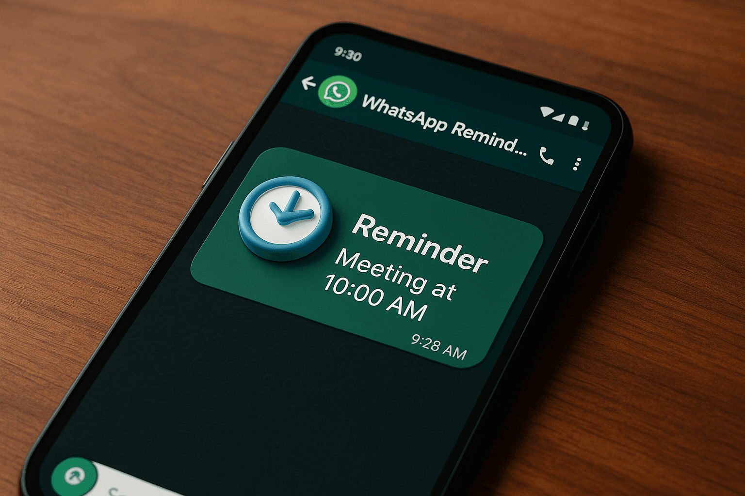 whatsapp reminders